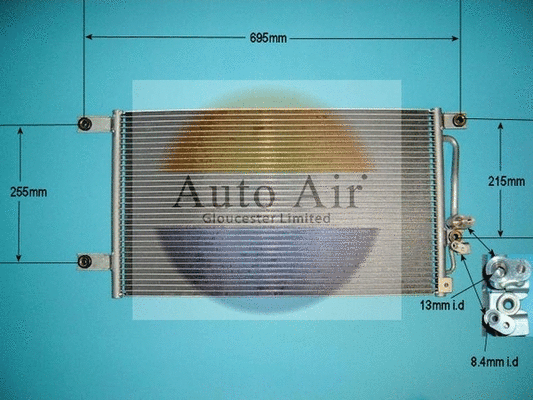 Condenseur, climatisation AUTO AIR GLOUCESTER 16-1073
