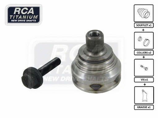 Jeu de joints, arbre de transmission RCA FRANCE AA09
