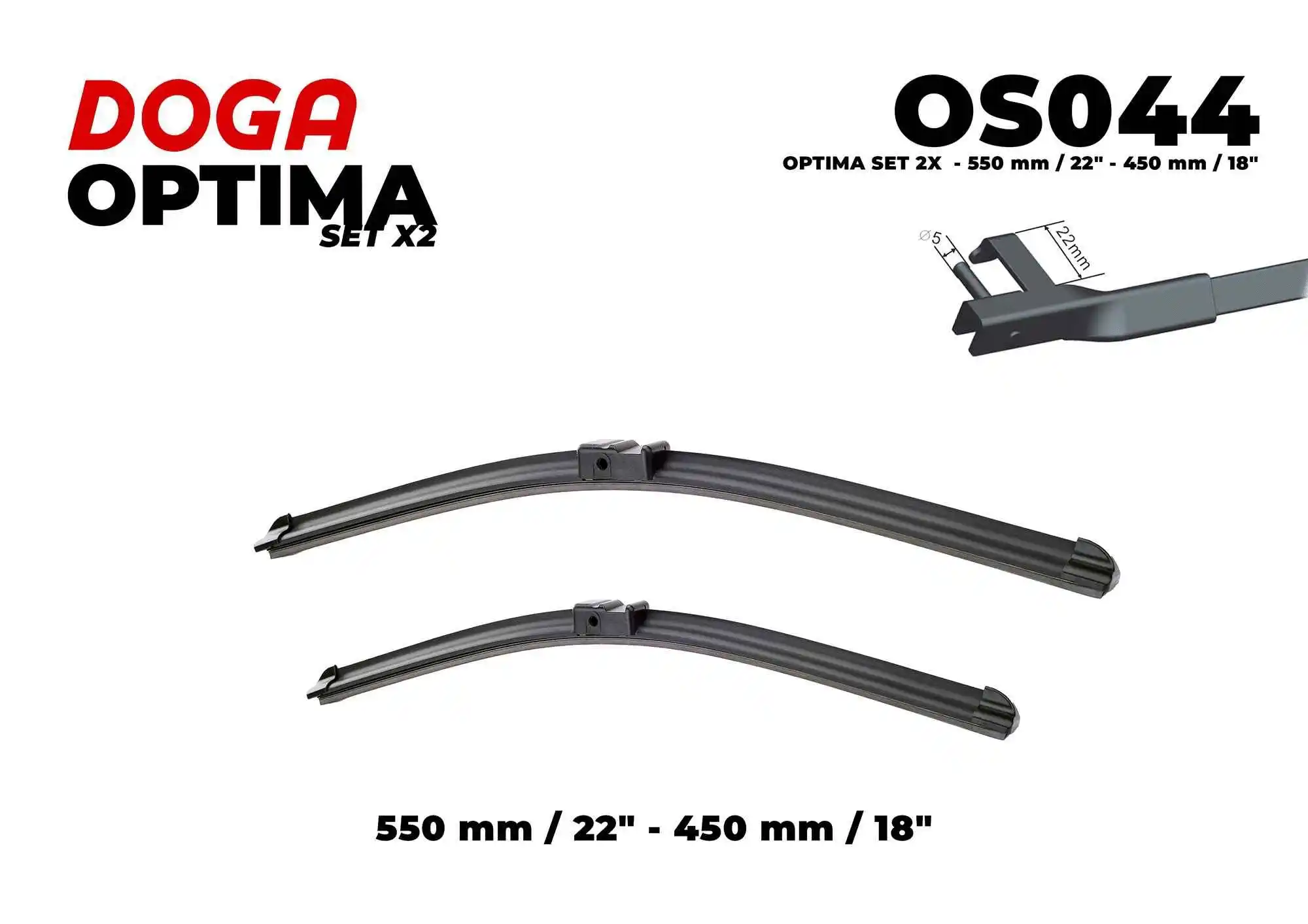 Balai d'essuie-glace DOGA OS044