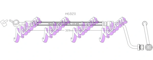 Flexible de frein KAWE H6820