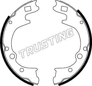 Jeu de mâchoires de frein TRUSTING 049.155