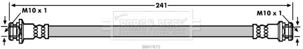 Flexible de frein BORG & BECK BBH7872