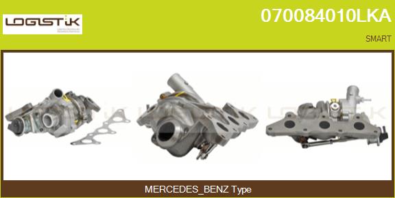 Turbocompresseur, suralimentation LGK 070084010LKA