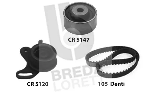 Kit de courroie crantée BREDA LORETT KCD0613