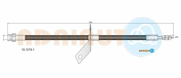 Flexible de frein ADRIAUTO 10.1219.1
