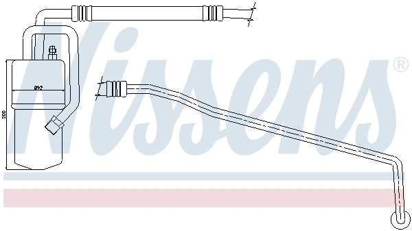 Filtre déshydratant, climatisation NISSENS 95375