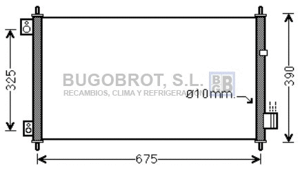 Condenseur, climatisation BUGOBROT 62-HD5229