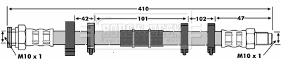 Flexible de frein BORG & BECK BBH6118