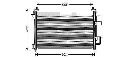 Condenseur, climatisation EACLIMA 30C26022