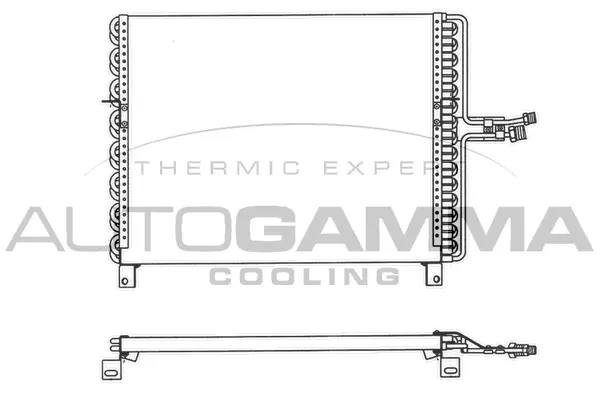 Condenseur, climatisation AUTOGAMMA 102688