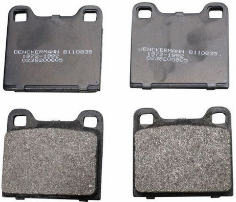 Kit de plaquettes de frein, frein à disque DENCKERMANN B110835