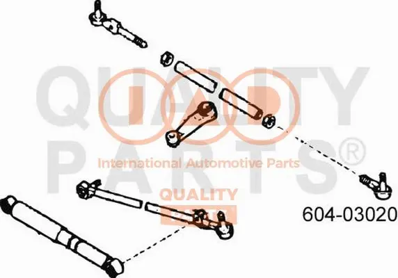 Rotule de barre de connexion IAP QUALITY PARTS 604-03020