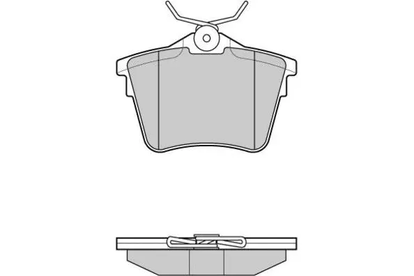 Kit de plaquettes de frein, frein à disque E.T.F. 12-1183