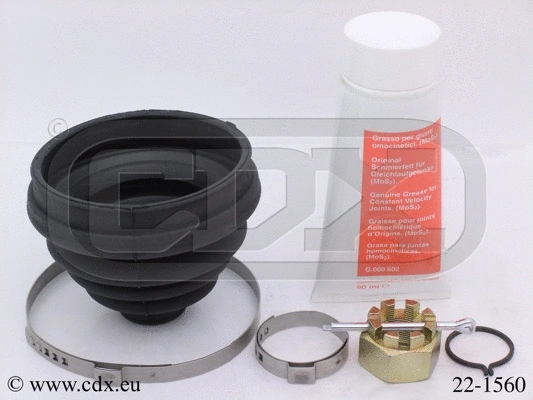 Jeu de joints-soufflets, arbre de commande CDX 22-1560