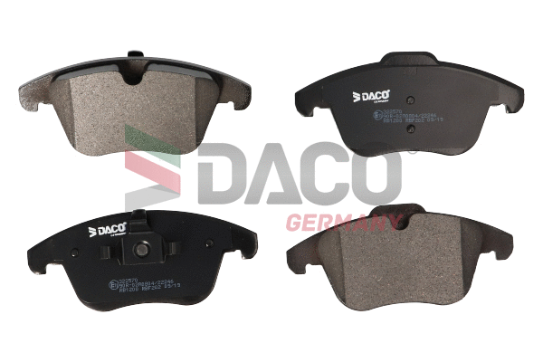 Kit de plaquettes de frein, frein à disque DACO Germany 322570