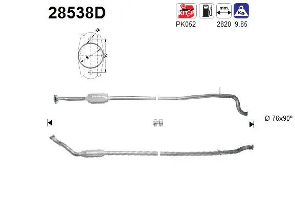 Catalyseur AS 28538D