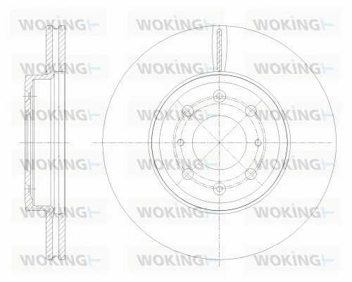Disque de frein WOKING D62544.10