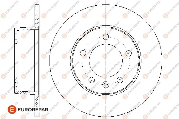 Disque de frein EUROREPAR 1667858180
