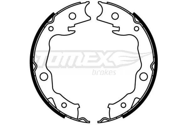 Jeu de mâchoires de frein TOMEX Brakes TX 22-24