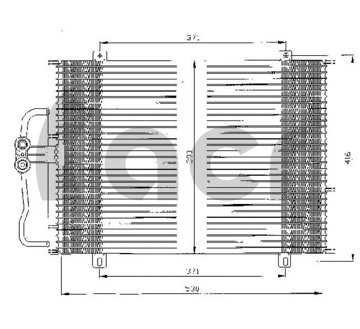 Condenseur, climatisation ACR 300087