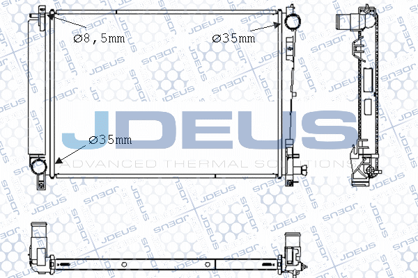 Radiateur, refroidissement du moteur JDEUS 053M08