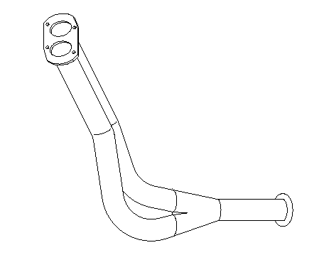 Tuyau d'échappement Vellerand 10407