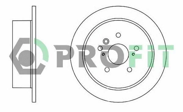 Disque de frein PROFIT 5010-1545