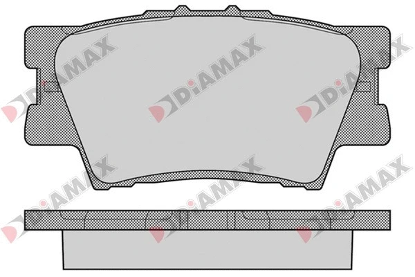 Kit de plaquettes de frein, frein à disque DIAMAX N09567