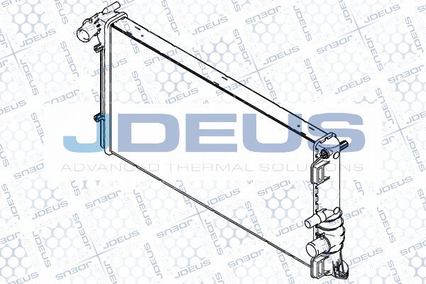 Radiateur, refroidissement du moteur JDEUS RA0360110