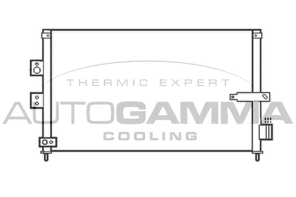 Condenseur, climatisation AUTOGAMMA 105381