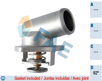 Thermostat, liquide de refroidissement FAE 5320892