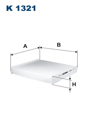 Filtre, air de l'habitacle FILTRON K 1321