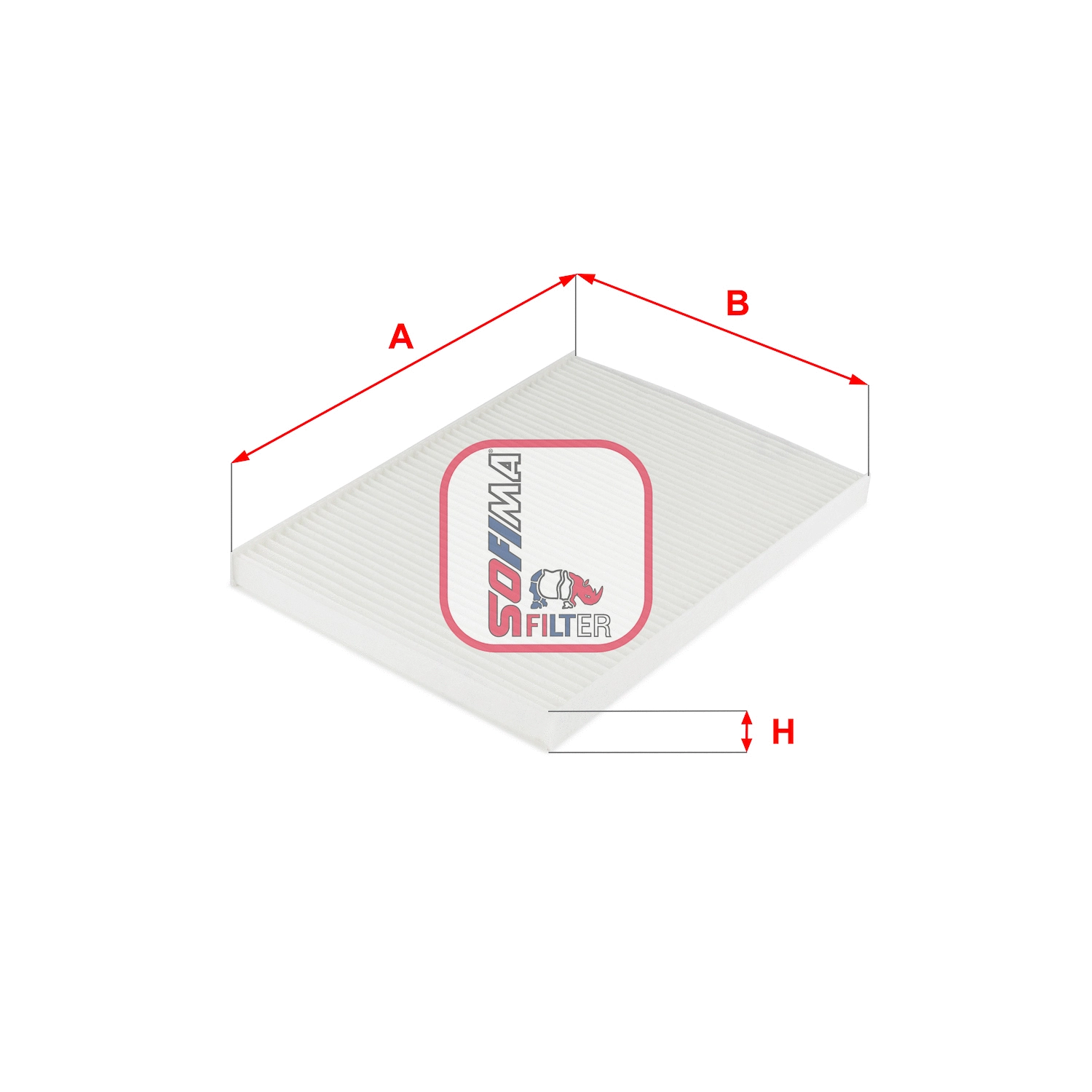 Filtre, air de l'habitacle SOFIMA S 3252 C