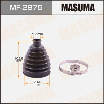 Jeu de joints-soufflets, arbre de commande MASUMA MF-2875