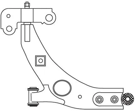 Bras de liaison, suspension de roue FRAP F3512