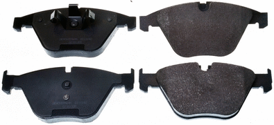 Kit de plaquettes de frein, frein à disque DENCKERMANN B111142