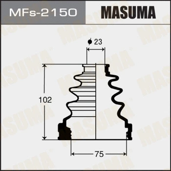 Jeu de joints-soufflets, arbre de commande MASUMA MFs-2150