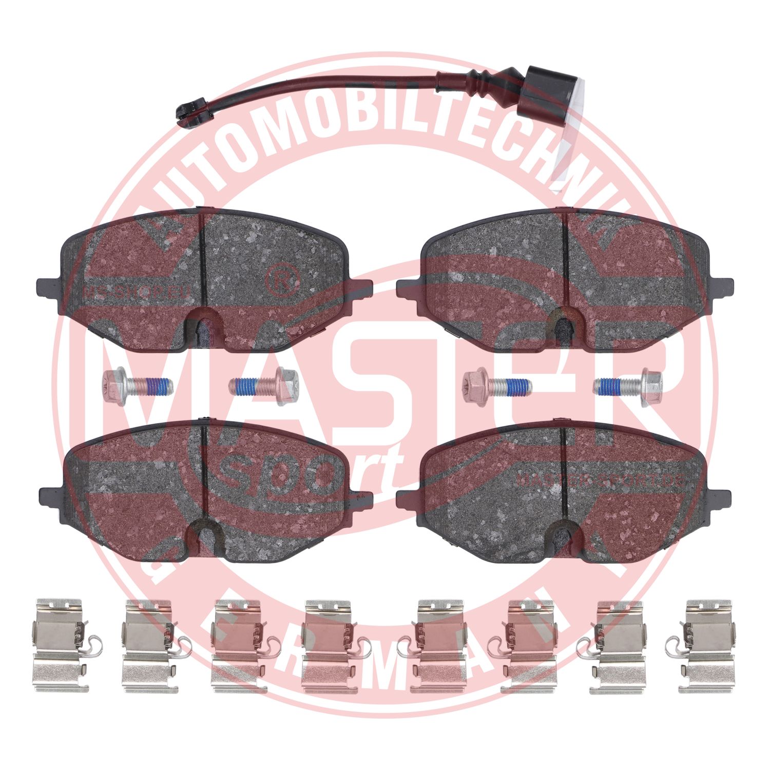 Kit de plaquettes de frein, frein à disque MASTER-SPORT GERMANY 13046151942N-SET-MS