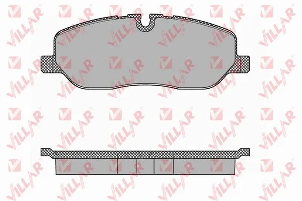 Kit de plaquettes de frein, frein à disque VILLAR 626.1360