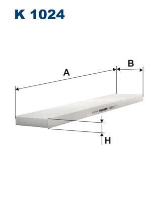 Filtre, air de l'habitacle FILTRON K 1024