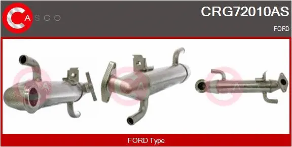 Radiateur, réaspiration des gaz d'échappement CASCO CRG72010AS