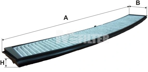 Filtre, air de l'habitacle MFILTER K 939C