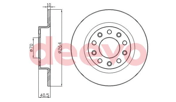 Disque de frein DEEVO BD37220