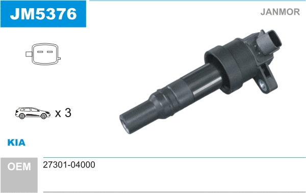 Bobine d'allumage JANMOR JM5376