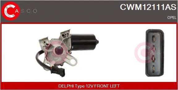 Moteur d'essuie-glace CASCO CWM12111AS