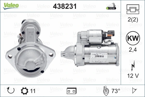 Démarreur VALEO MX 438231