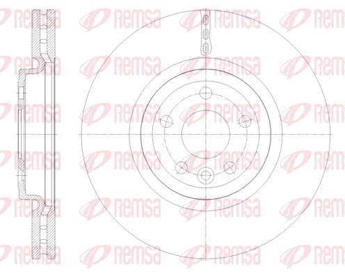 Disque de frein REMSA 61782.10