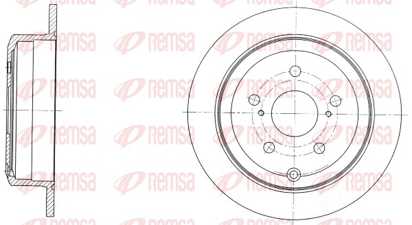 Disque de frein REMSA 61732.00