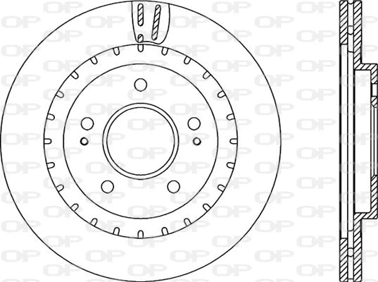 Disque de frein OPEN PARTS BDR2239.20