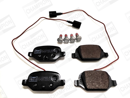 Kit de plaquettes de frein, frein à disque CHAMPION 573400CH